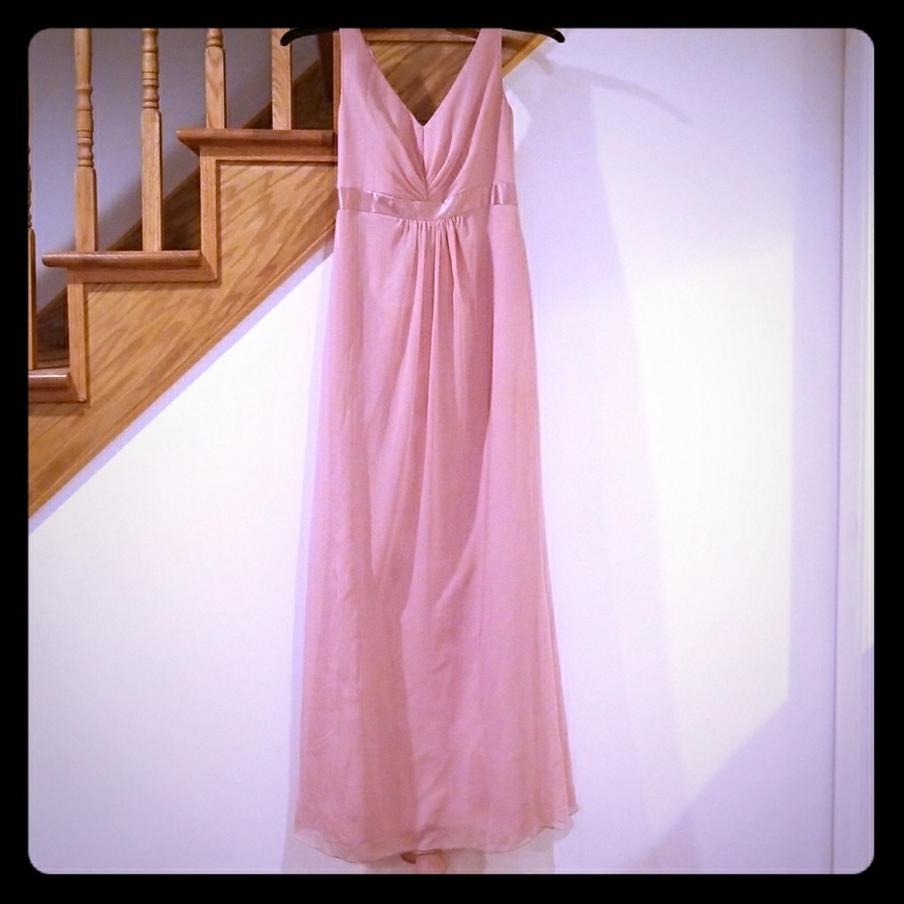 Blush pink formal dress